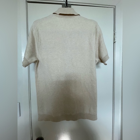 Goodfellow & Co jacquard- knit button polo cardigan sweater - Picture 3 of 6